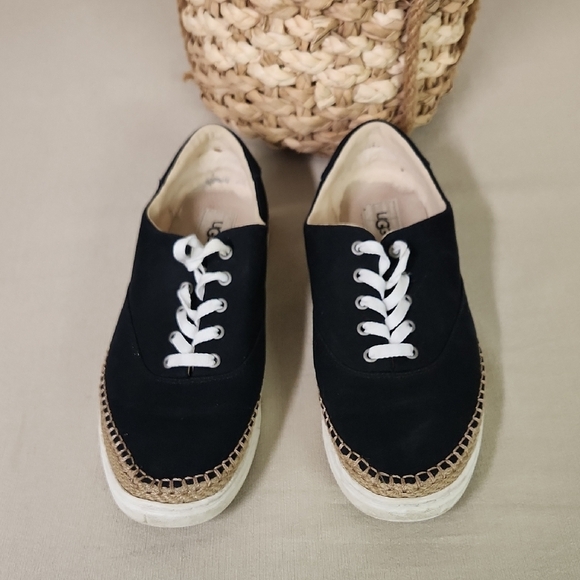 UGG Shoes - Eyan lIl in BLACK CANVAS by UGG AUSTRALIA. SIZE 11